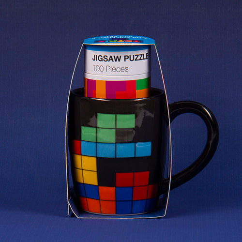 Tetris Mug & Jigsaw Puzzle Set Tetriminos