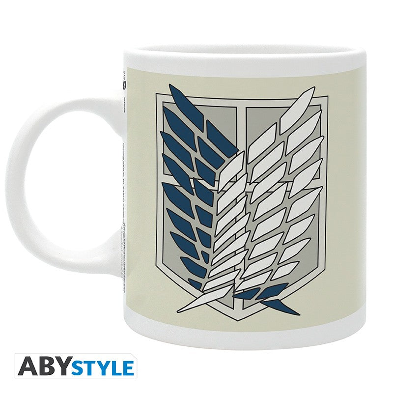 ATTACK ON TITAN - Mug - 320 ml - Badge
