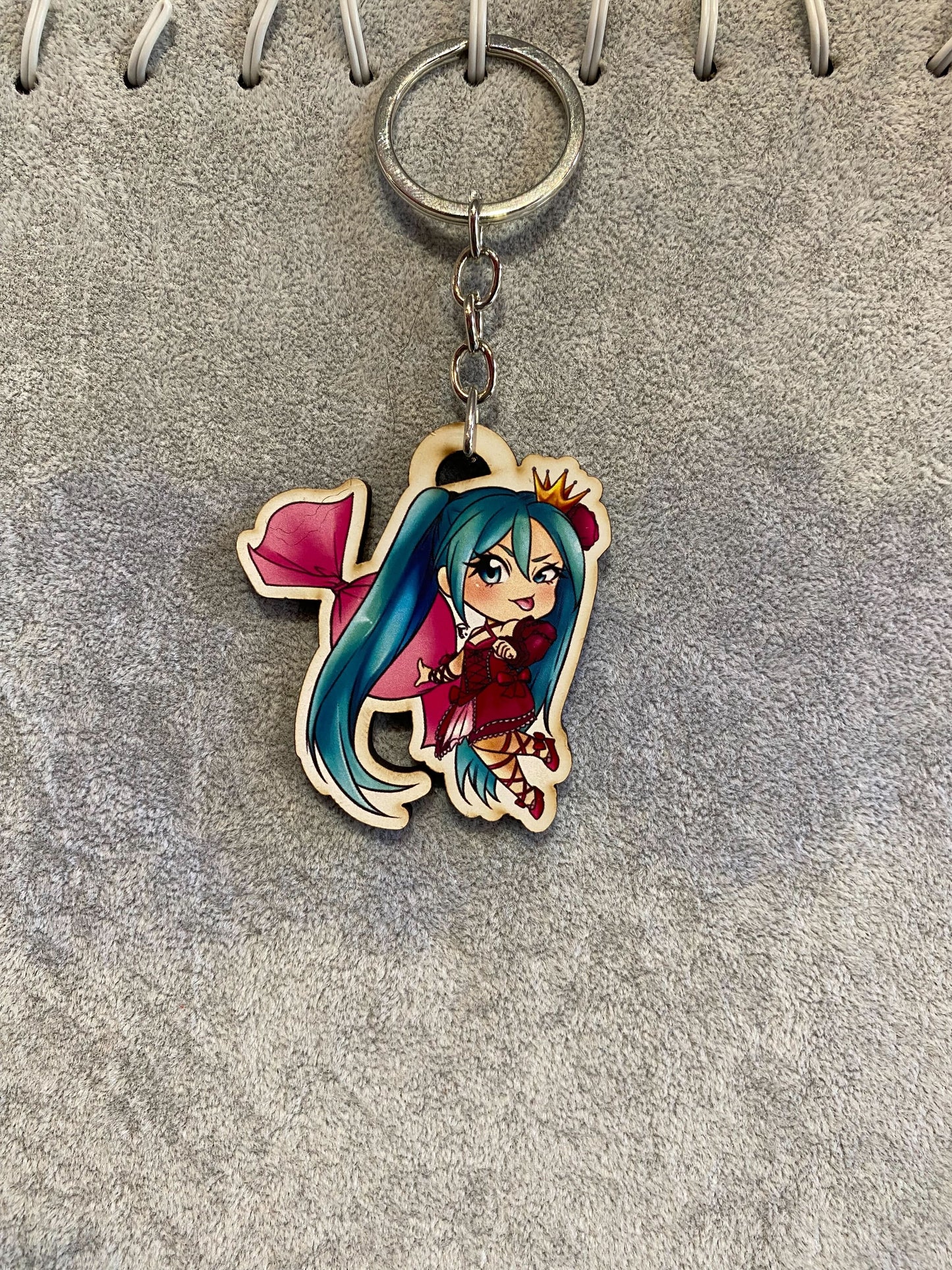 Μπρελόκ με αυτοκόλλητο Vintage Dress Miku