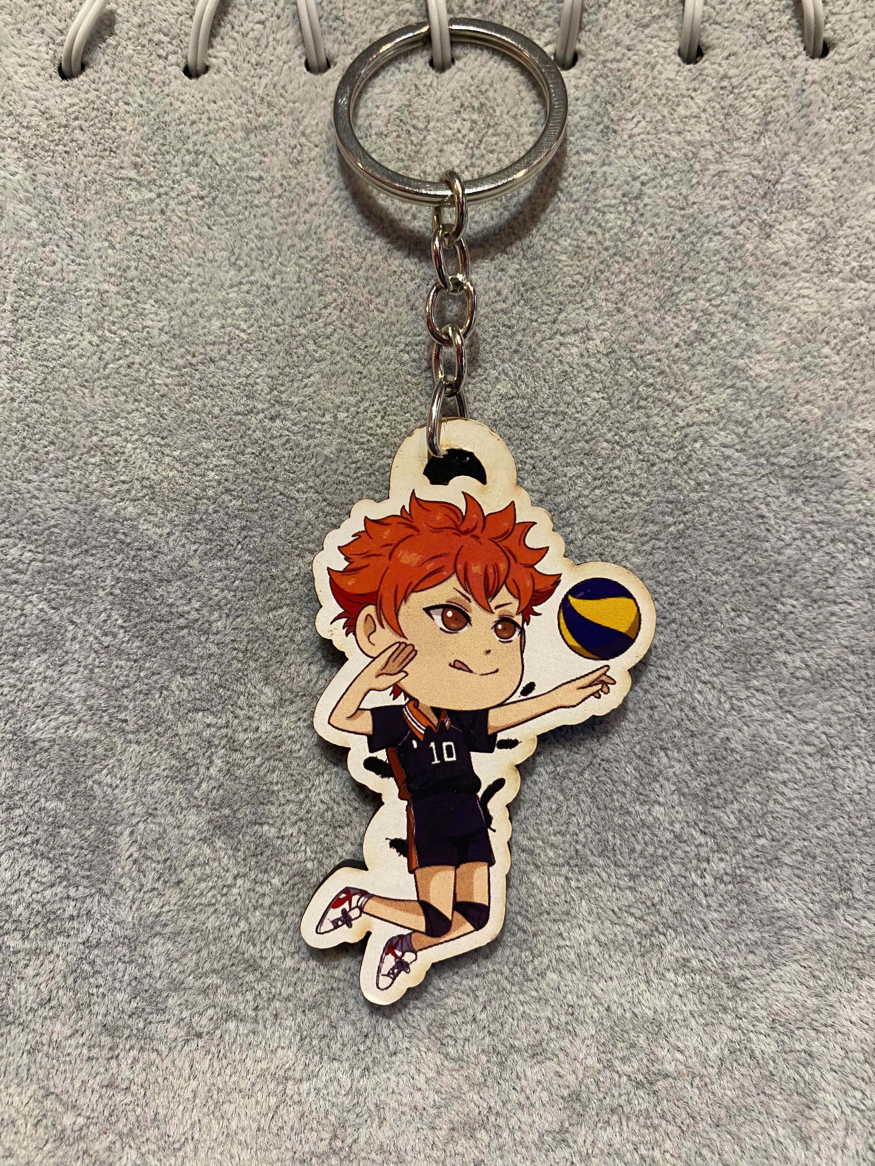 Μπρελόκ με αυτοκόλλητο Haikyuu!! Shoyo Hinata
