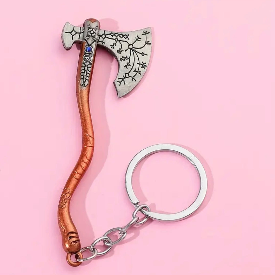 God of War Leviathan Axe Metal Keychain