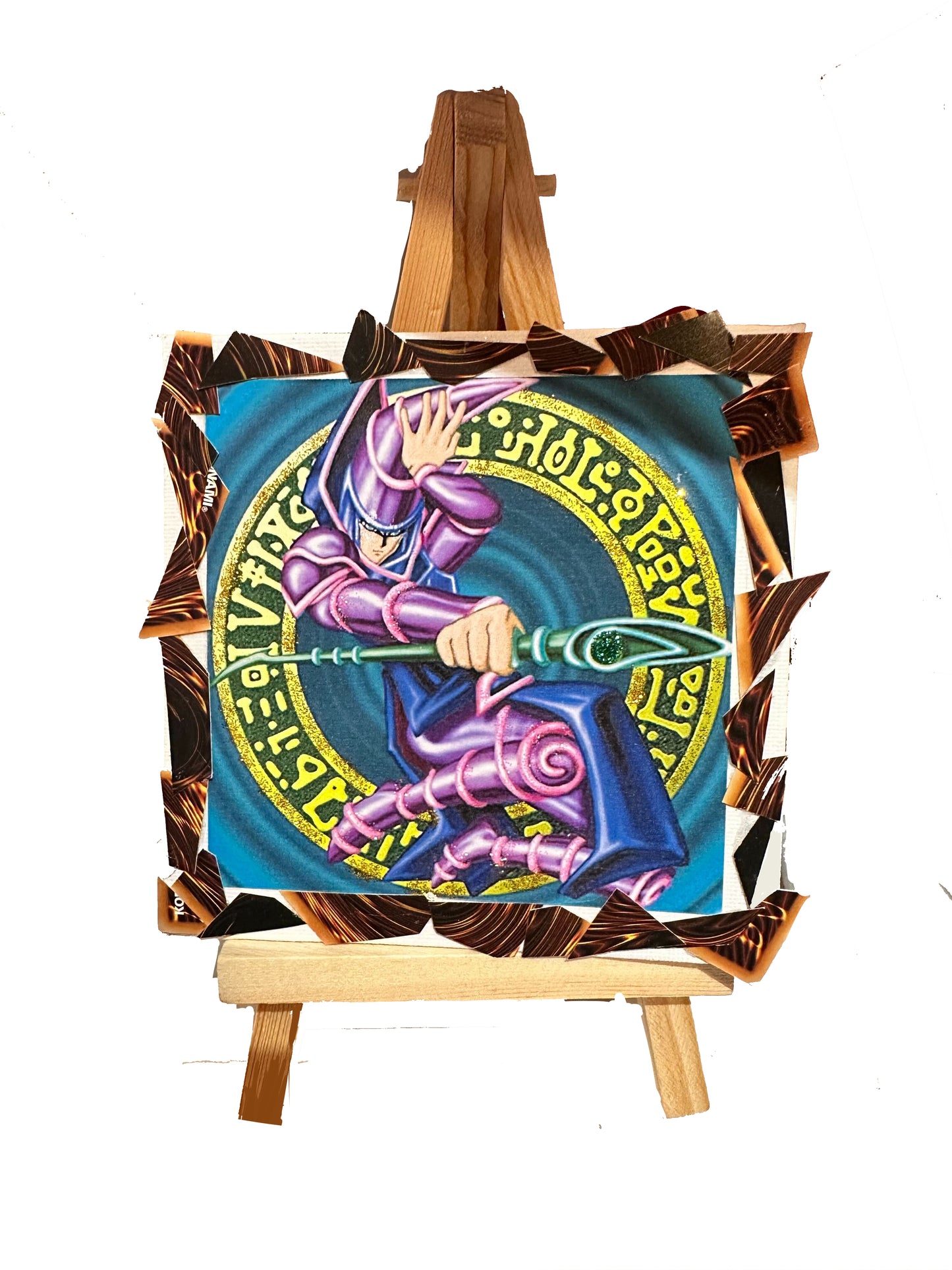 Yu-Gi-Oh! - Κάδρο με γκλίτερ - Dark Magician 13x13εκ