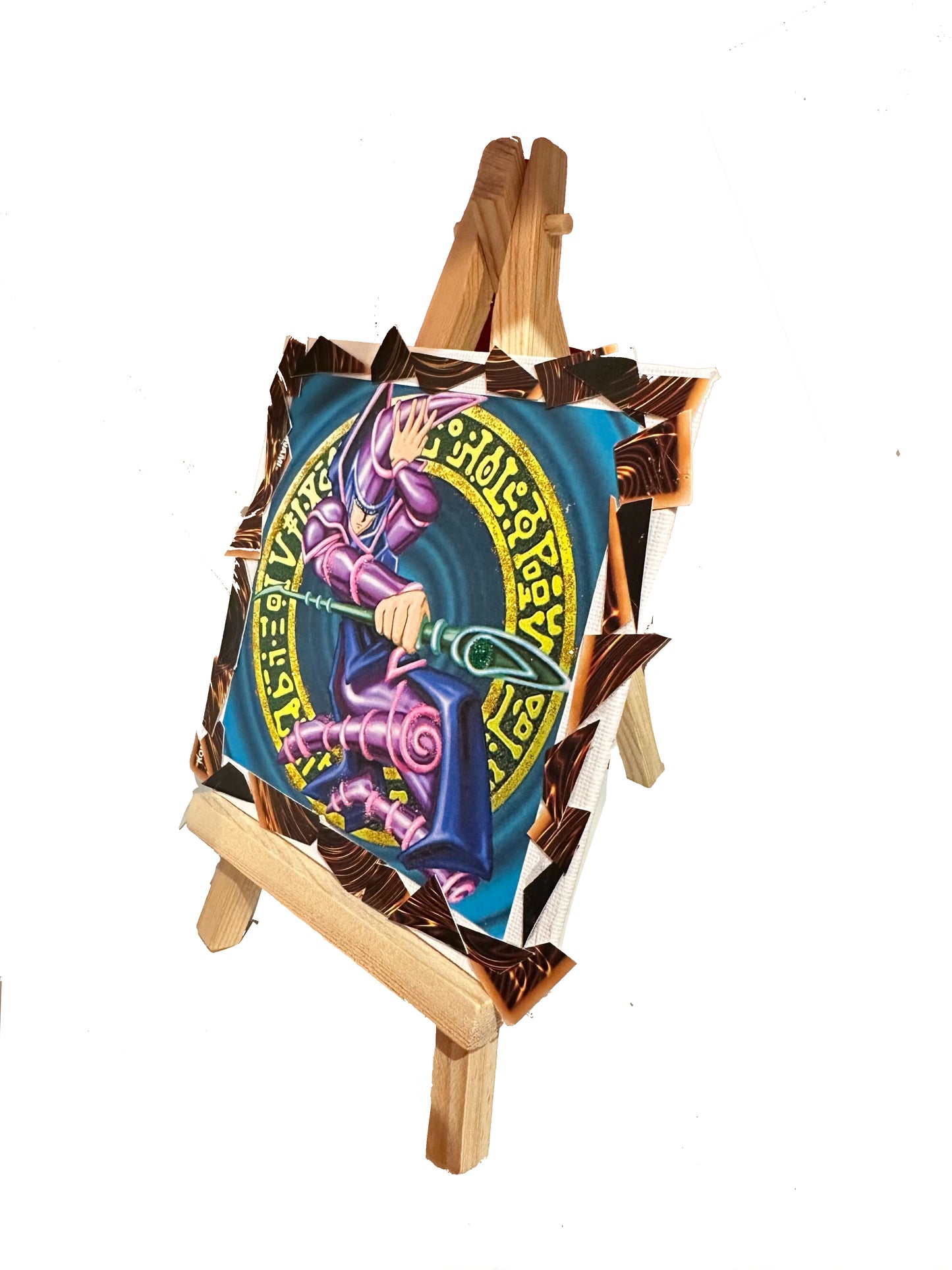 Yu-Gi-Oh! - Κάδρο με γκλίτερ - Dark Magician 13x13εκ