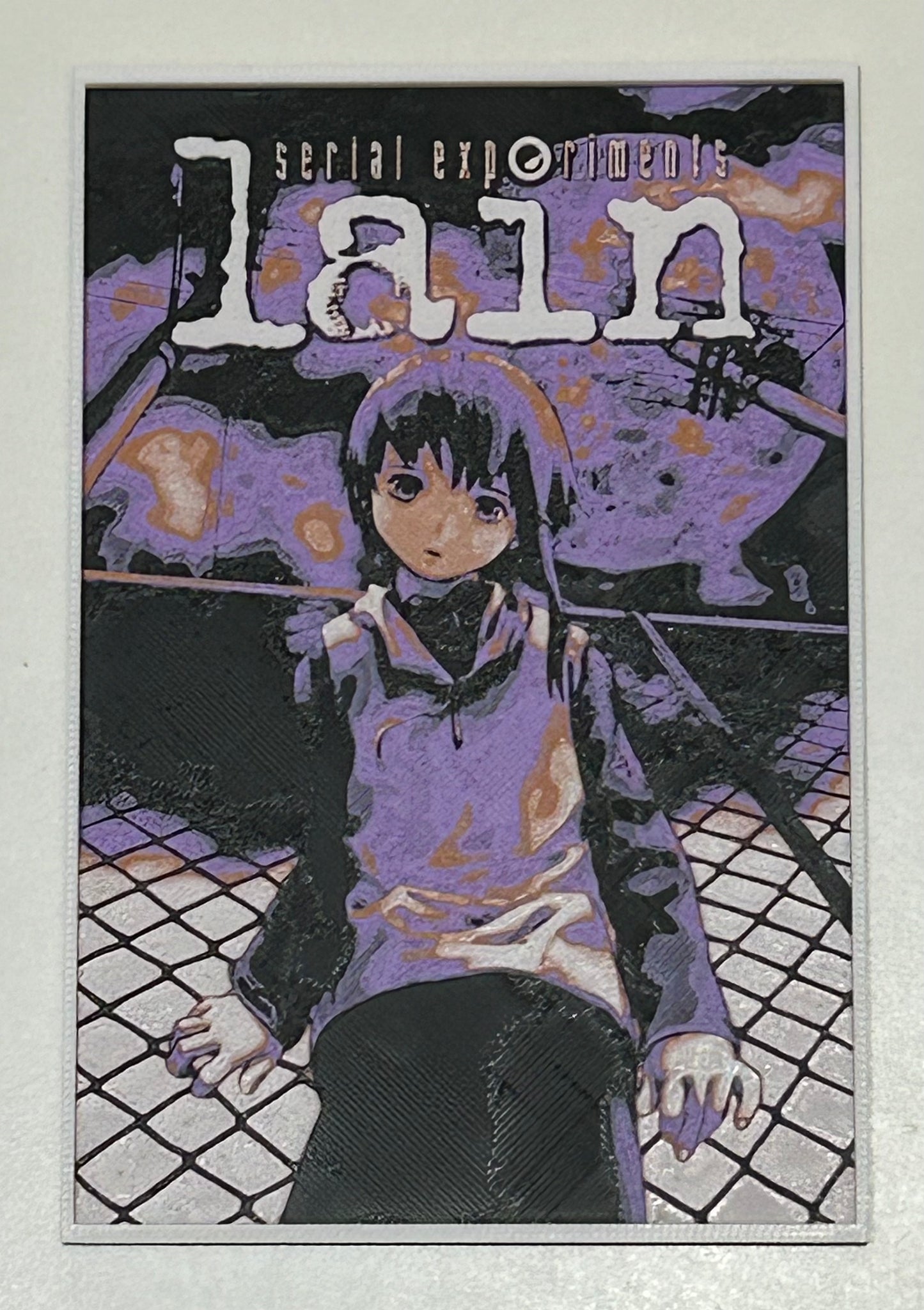 3D καδράκι + Καβαλέτο Serial Experiments Lain