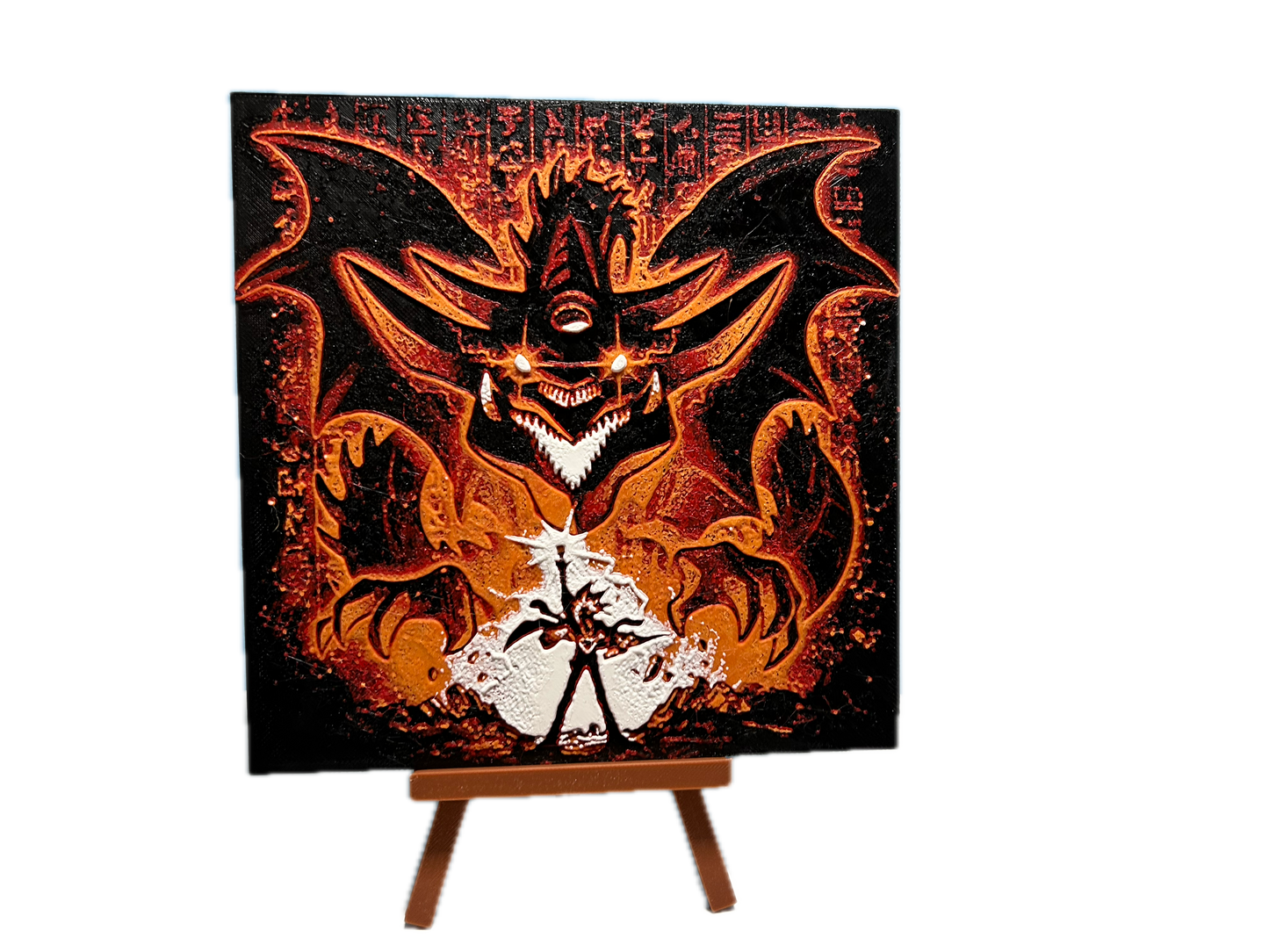 3D Καδράκι + Καβαλέτο Yu-Gi-Oh Yami Yugi Slifer