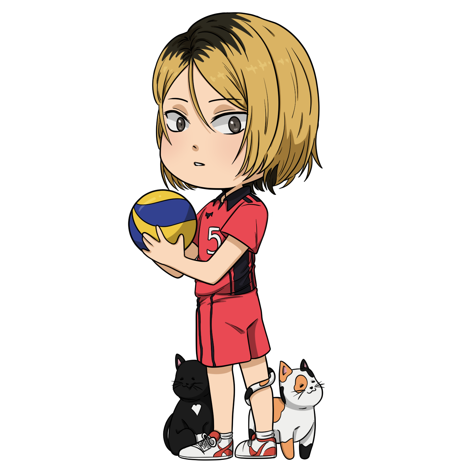 Σετ αυτοκόλλητα Haikyuu!!
