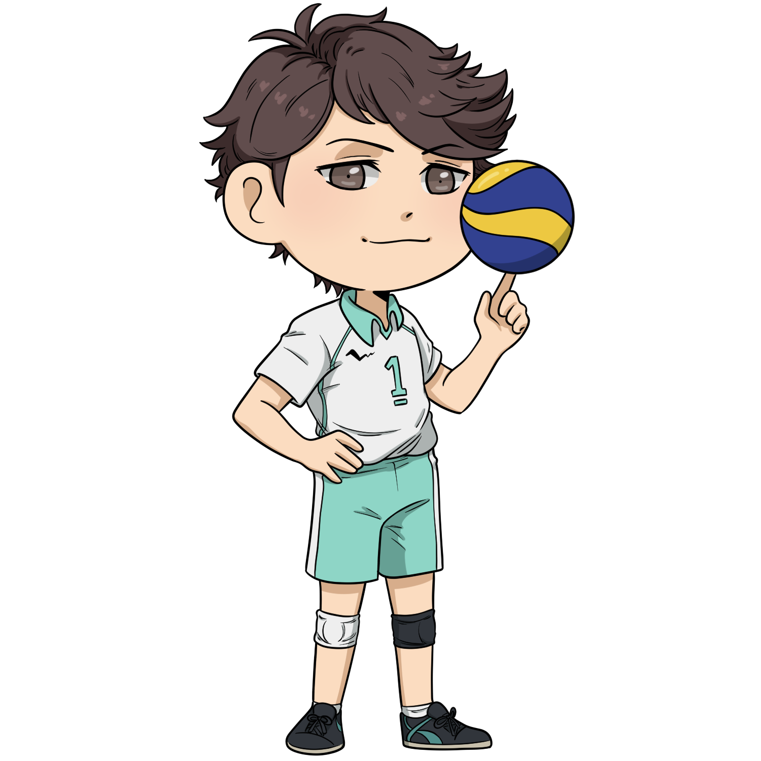 Σετ αυτοκόλλητα Haikyuu!!
