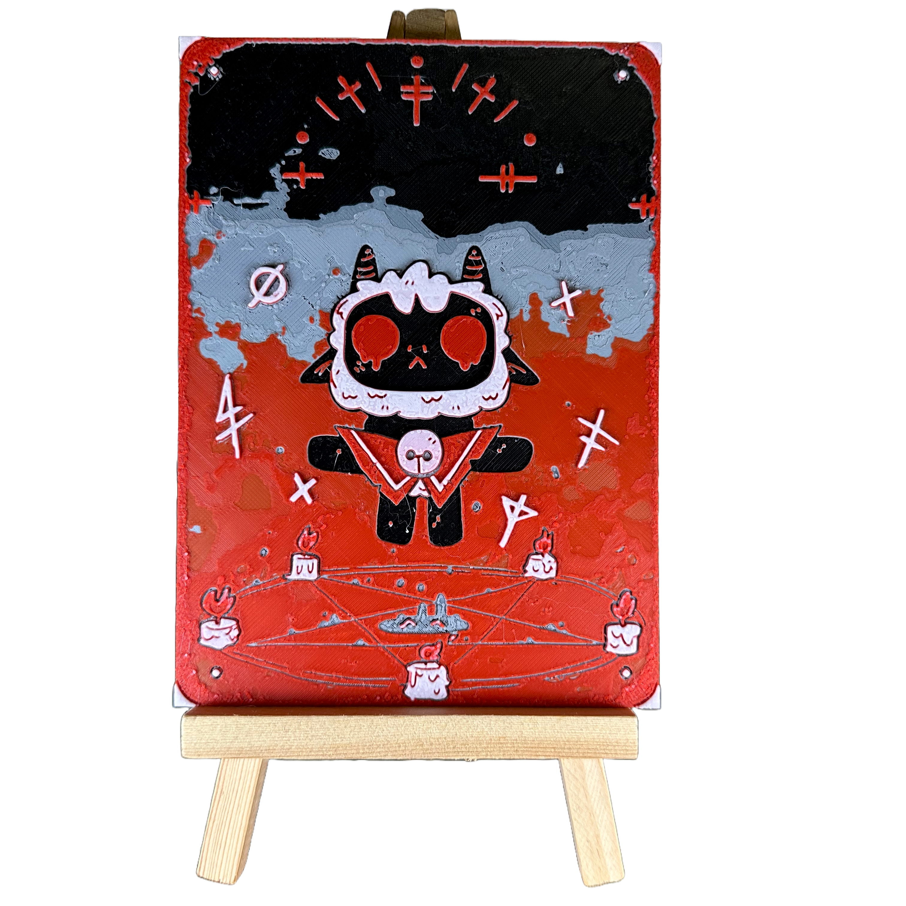 3D Καδράκι με βάση Cult of the Lamb