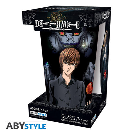 DEATH NOTE - Large Glass - 400ml - Light & Misa