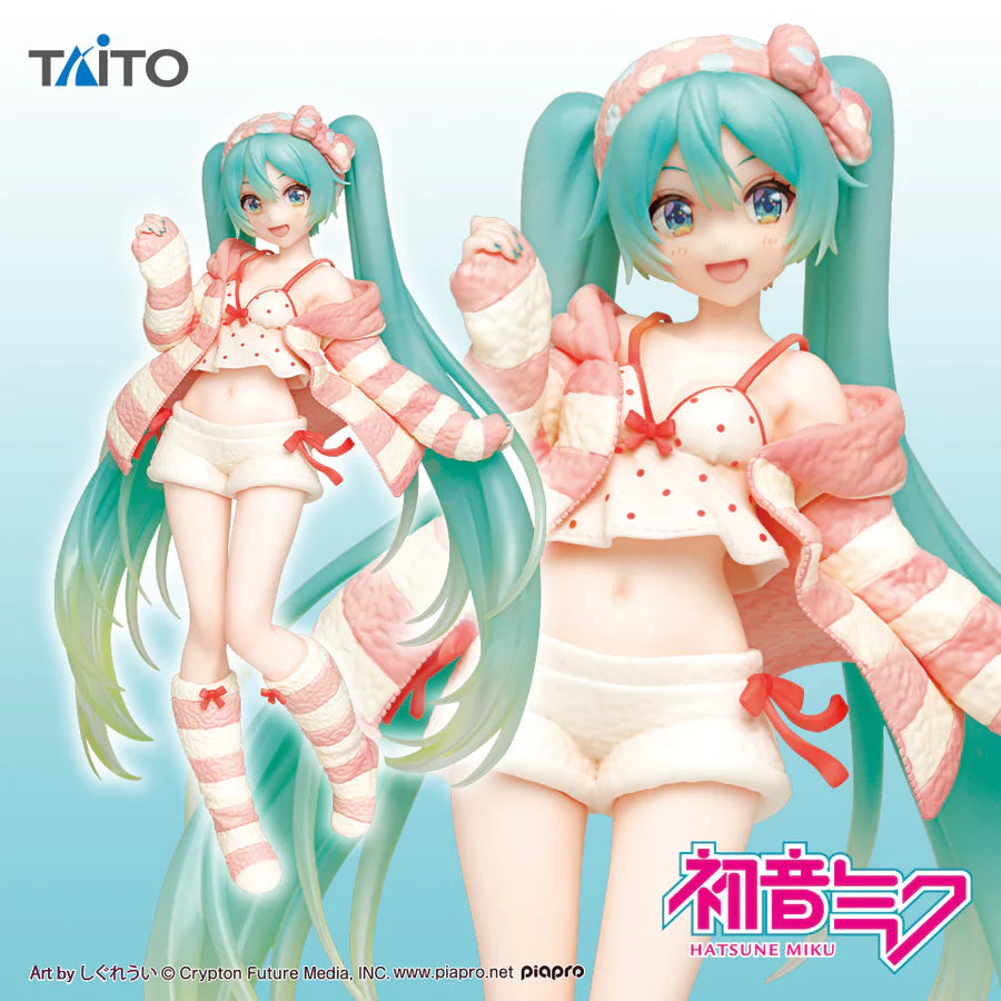 Hatsune Miku PVC Statue Costumes Roomwear Ver. 18εκ