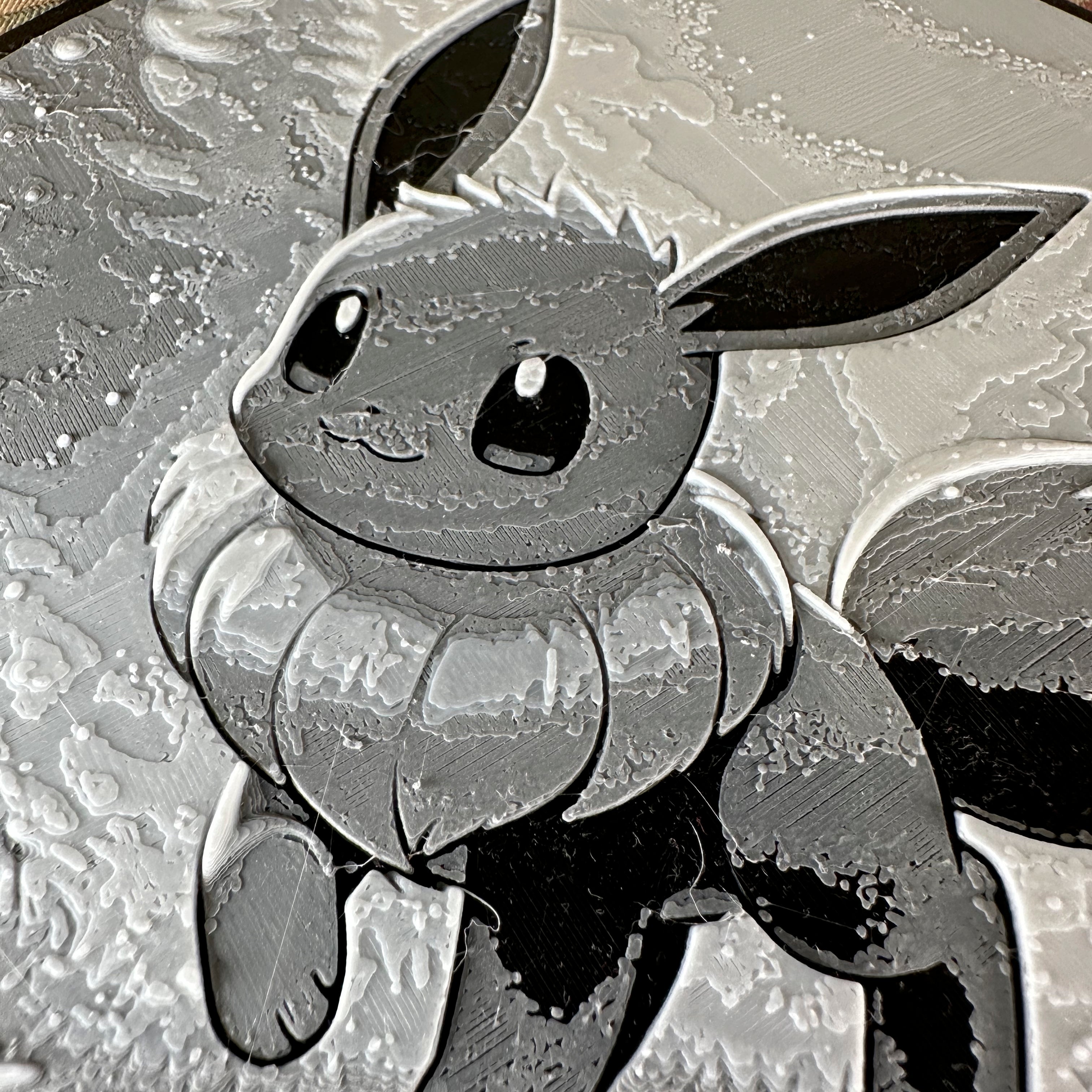 3D εκτύπωση καδράκι με βάση pokemon Eevee