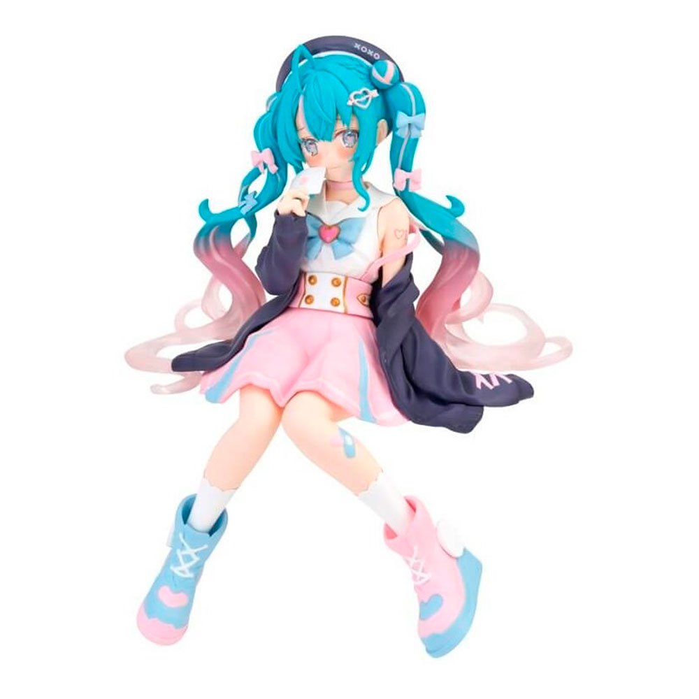 Hatsune Miku Noodle Stopper PVC Statue Hatsune Miku Love Sailor Purple Color Ver. 13 cm