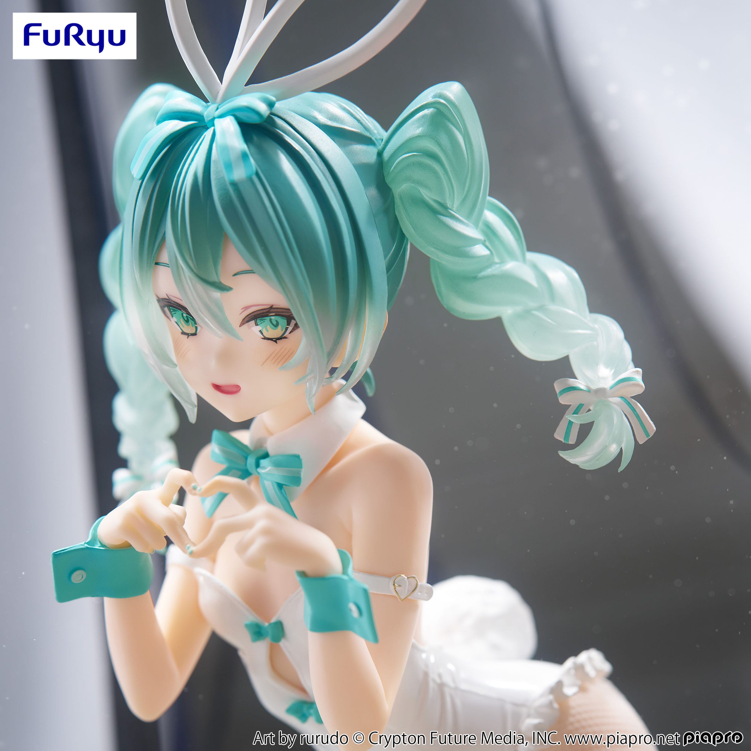 Hatsune Miku BiCute Bunnies PVC Statue Miku Rurudo White Color Ver. 27 cm