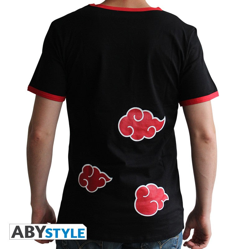 NARUTO SHIPPUDEN - Tshirt "Akatsuki" man SS black - premium