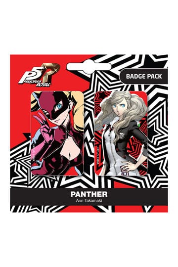 Persona 5 Royal Pin Badges 2 Panther / Ann Takamaki