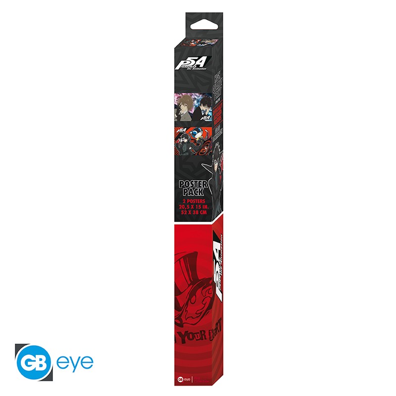 PERSONA 5 - Σετ 2 αφισών Chibi 52x38εκ