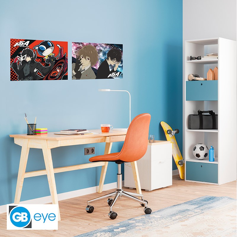 PERSONA 5 - Σετ 2 αφισών Chibi 52x38εκ