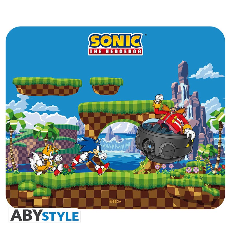SONIC - Μαλακό mousepad - Sonic, Tails & Doctor Robotnik