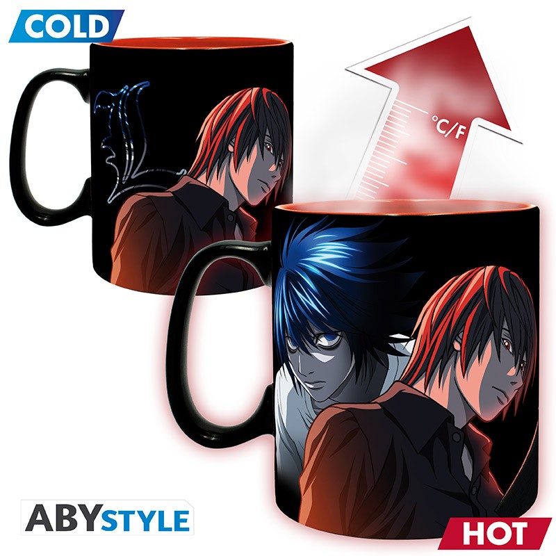 DEATH NOTE - Κούπα αλλαγής χρώματος - 460 ml - Kira & Ryuk