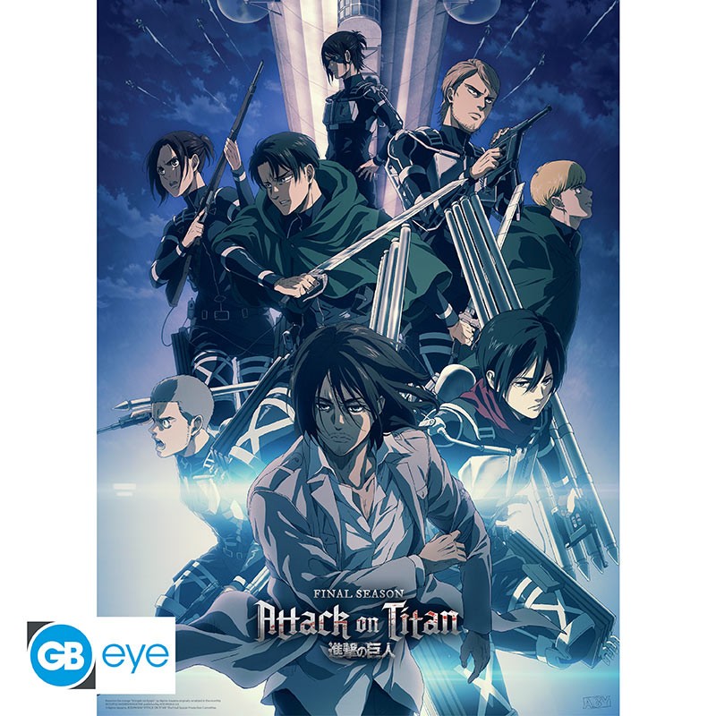 ATTACK ON TITAN - Poster Chibi 52x38 - S4 Group Shot