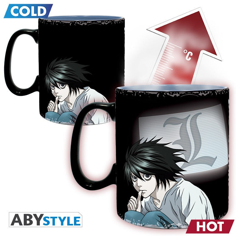 DEATH NOTE - Κούπα αλλαγής χρώματος - 460 ml - Kira & L