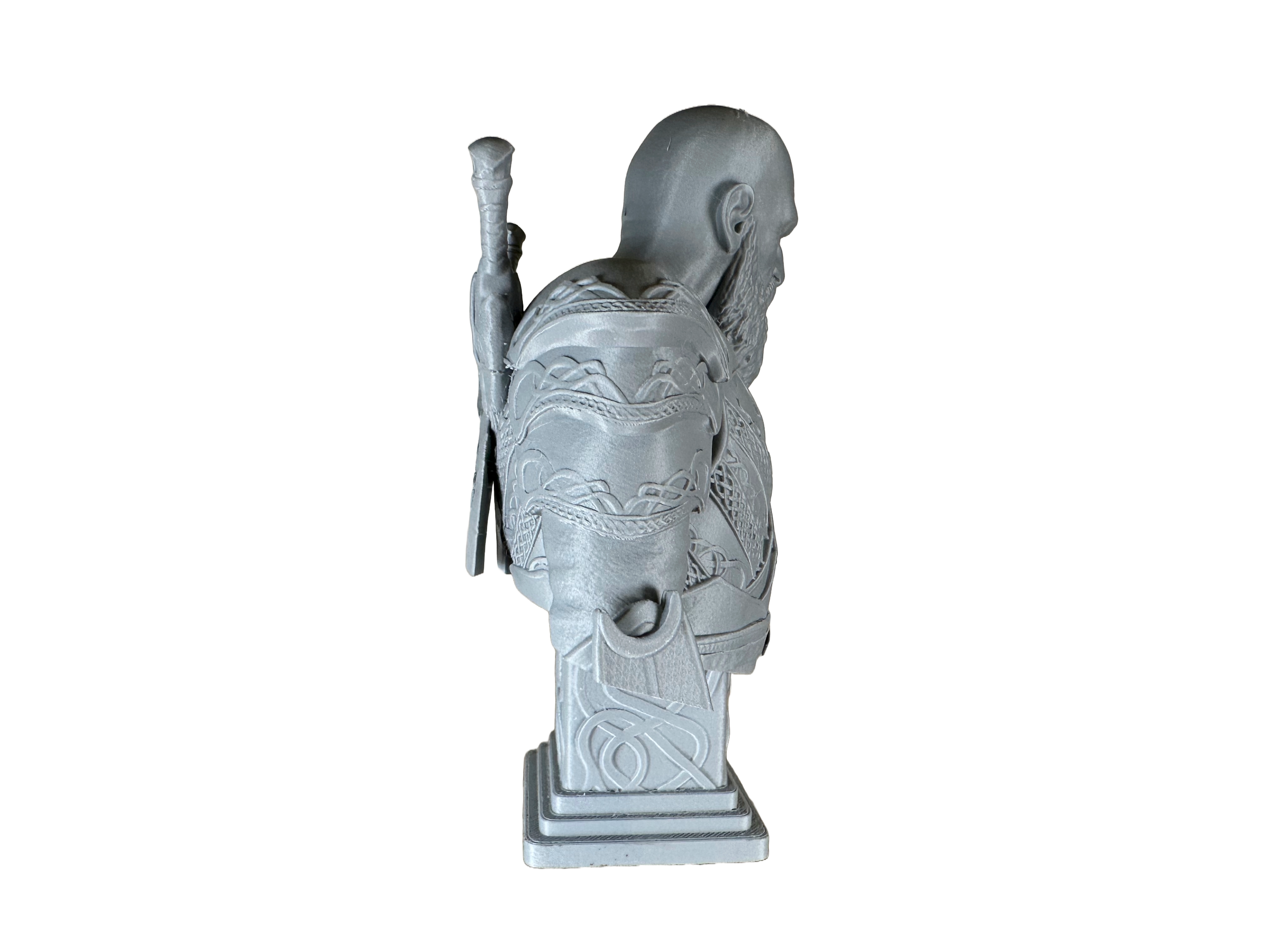 3D Προτομή του Kratos από το God Of War