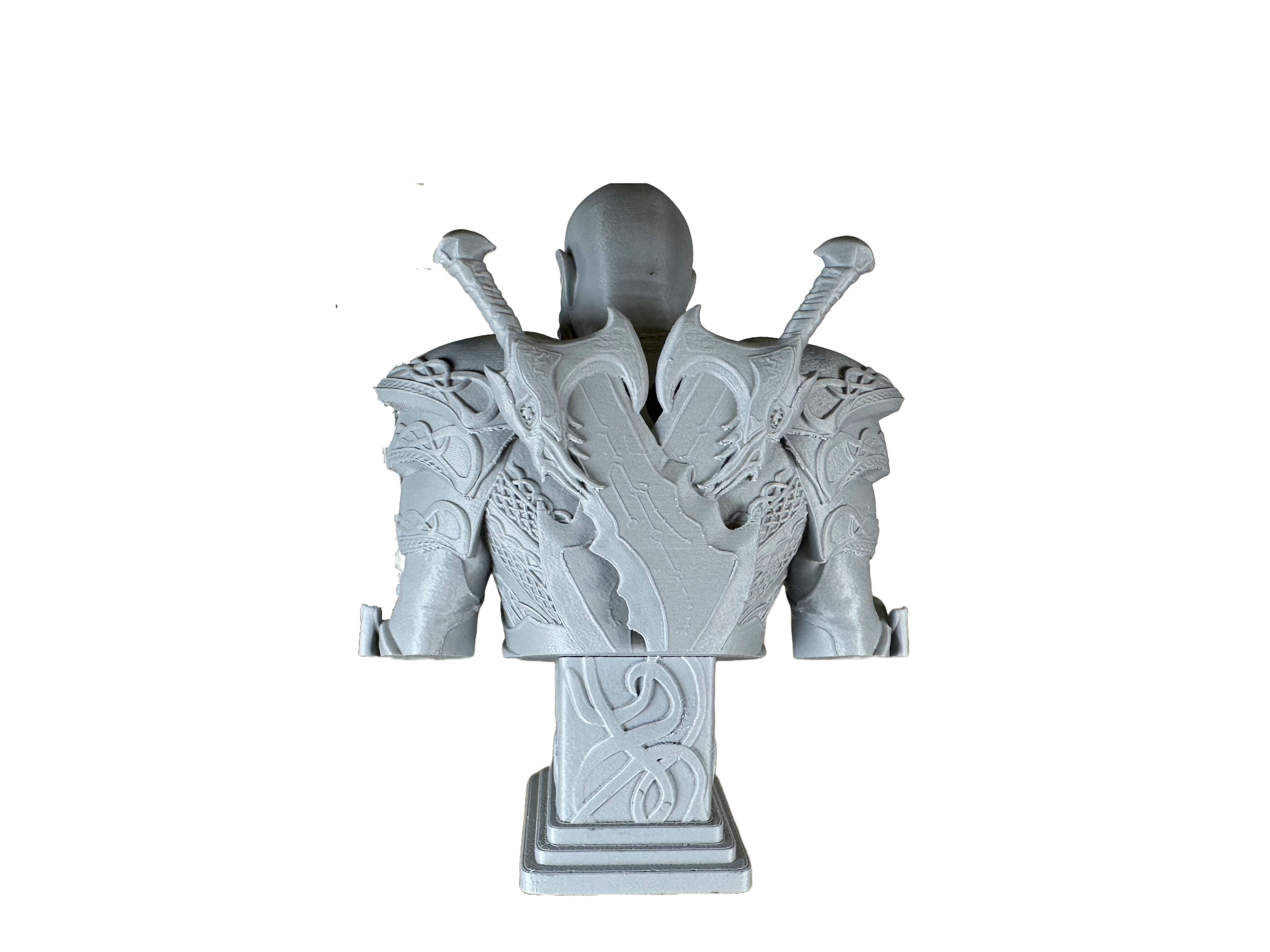 3D Προτομή του Kratos από το God Of War