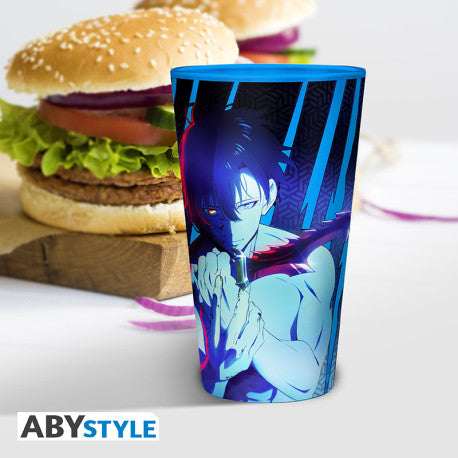 SOLO LEVELING - Premium Large Glass - 400ml - Sung Jinwoo