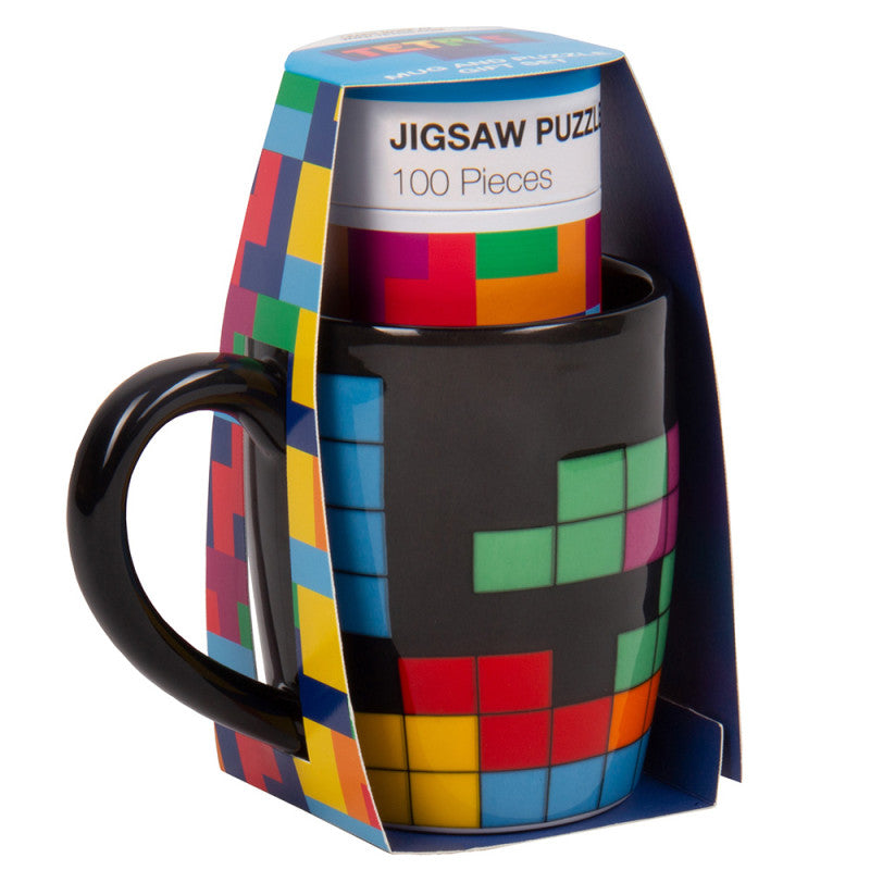 Tetris Mug & Jigsaw Puzzle Set Tetriminos