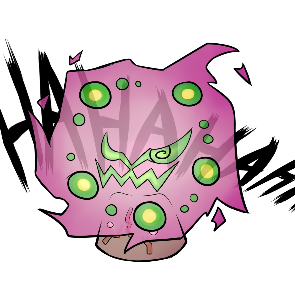 Σετ αυτοκόλλητα Ghost type Pokemon