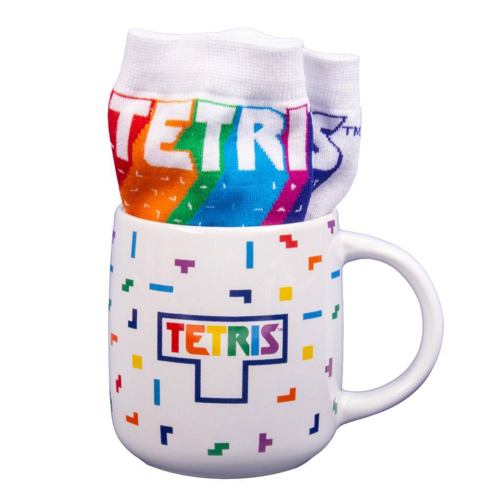 Tetris Mug & Socks Set Tetriminos