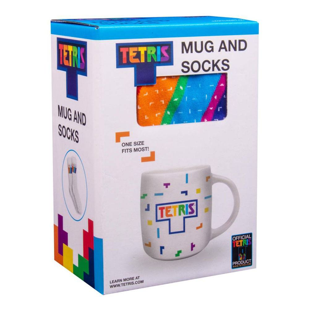 Tetris Mug & Socks Set Tetriminos