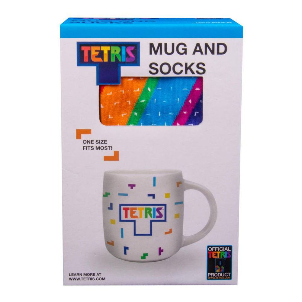 Tetris Mug & Socks Set Tetriminos