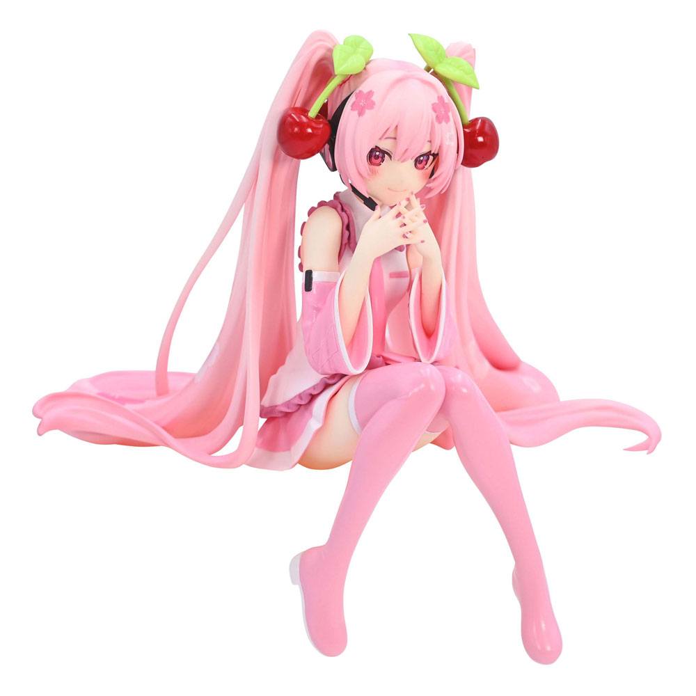 Hatsune Miku Noodle Stopper PVC Statue Sakura Miku 2023 14 cm