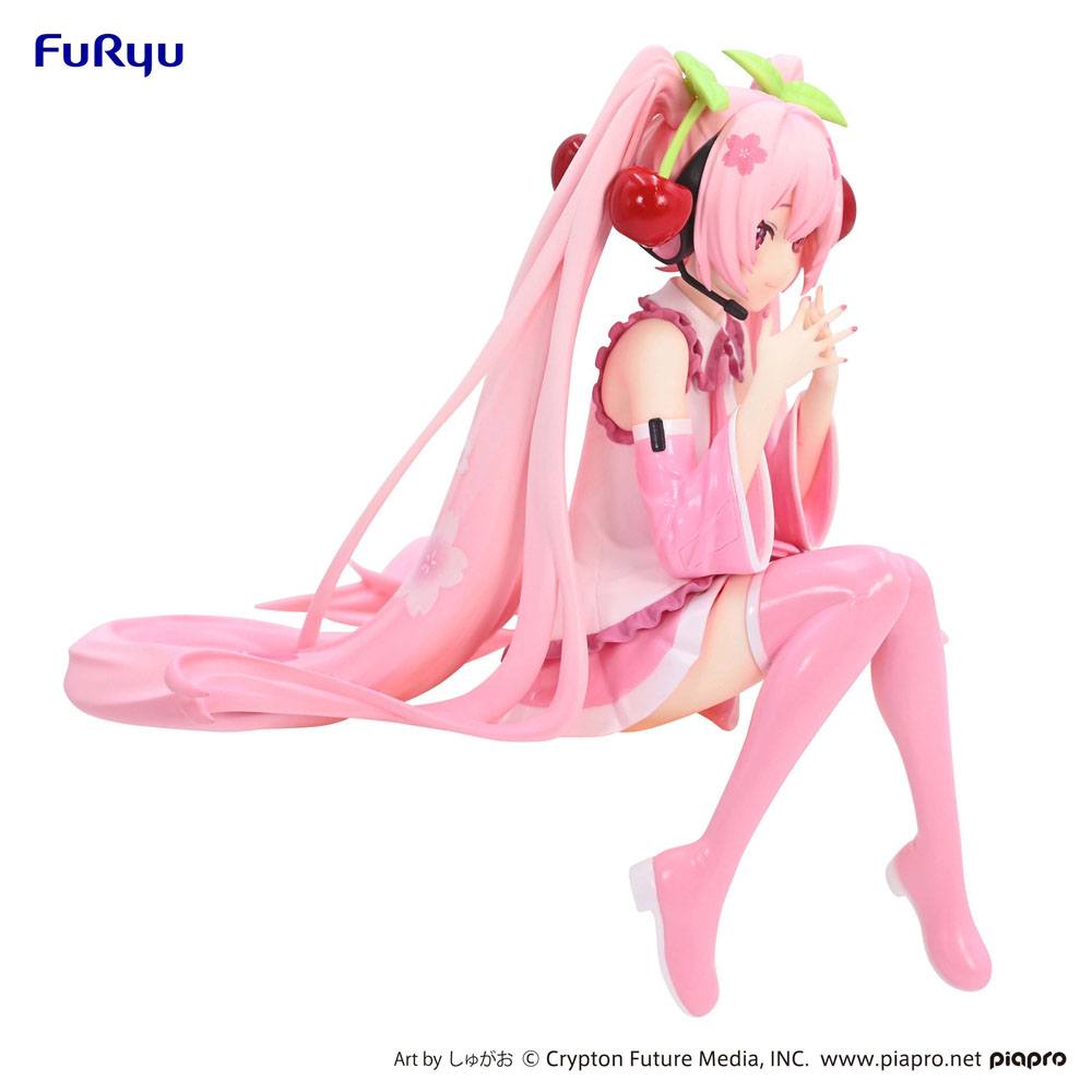Hatsune Miku Noodle Stopper PVC Statue Sakura Miku 2023 14 cm