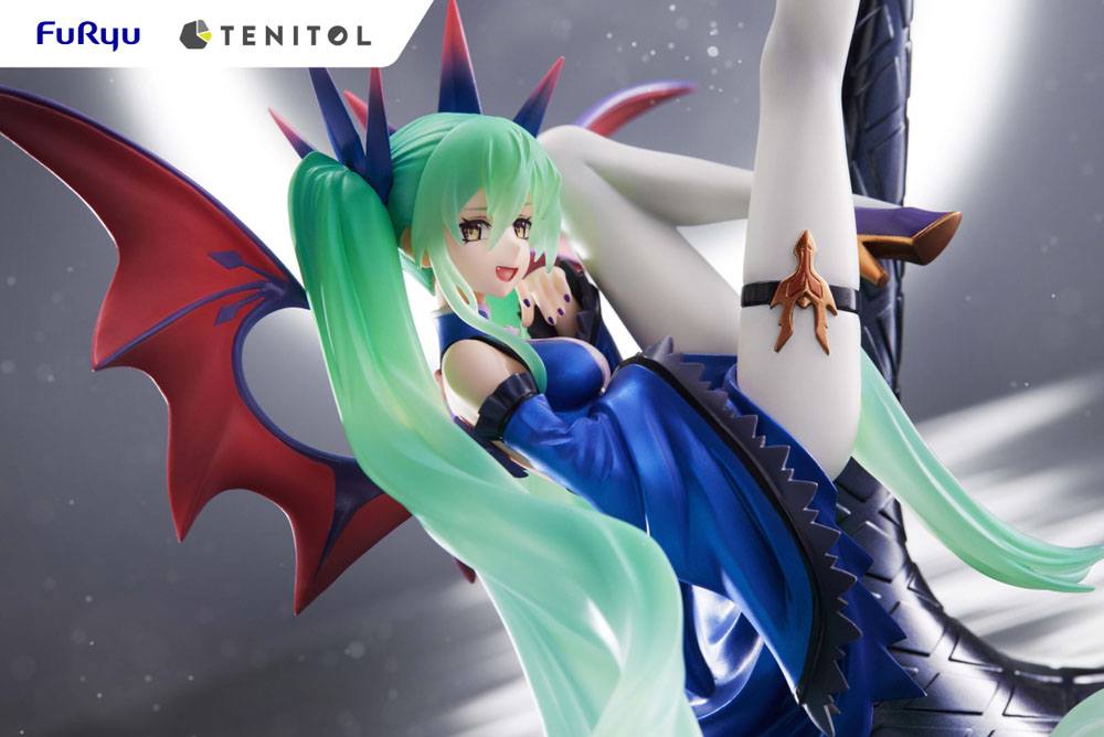 Hatsune Miku Tenitol PVC Statue Hatsune Miku Dark 17 cm