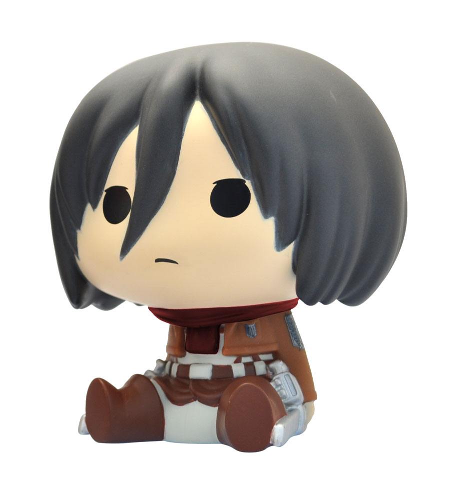Attack on Titan Chibi Κουμπαράς Mikasa 16 εκ.