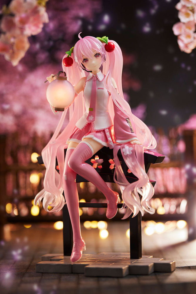 Sakura Miku AMP+ PVC Statue Sakura Lantern Ver. 20 εκ