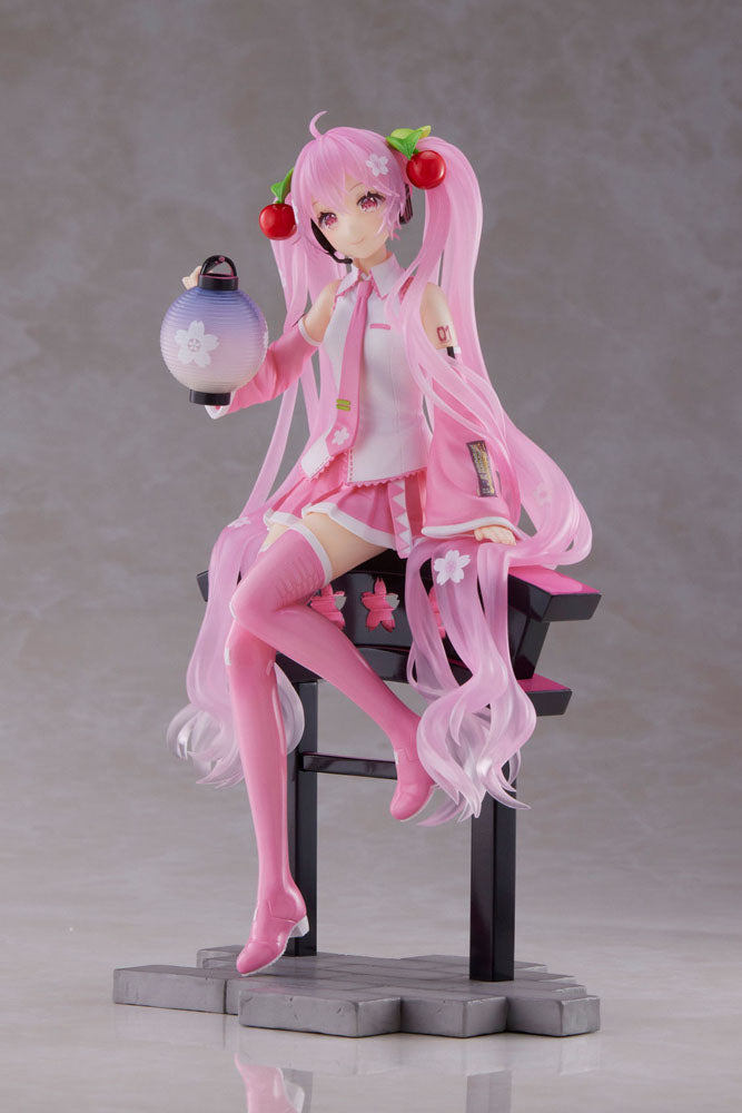 Sakura Miku AMP+ PVC Statue Sakura Lantern Ver. 20 εκ