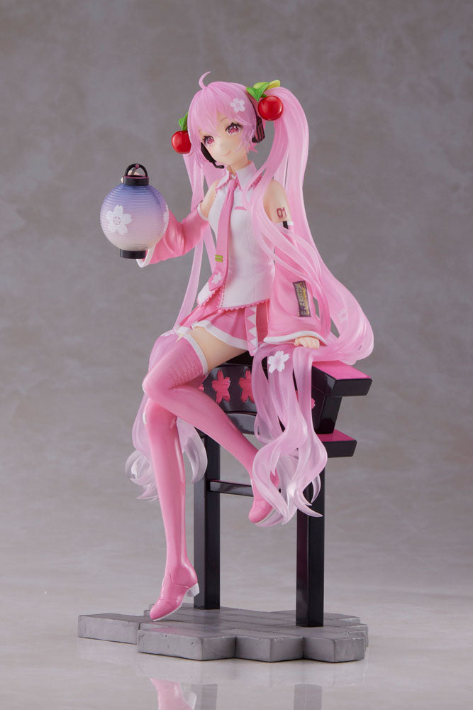 Sakura Miku AMP+ PVC Statue Sakura Lantern Ver. 20 εκ