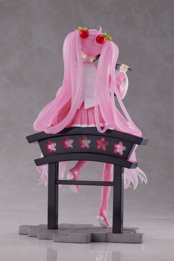 Sakura Miku AMP+ PVC Statue Sakura Lantern Ver. 20 εκ