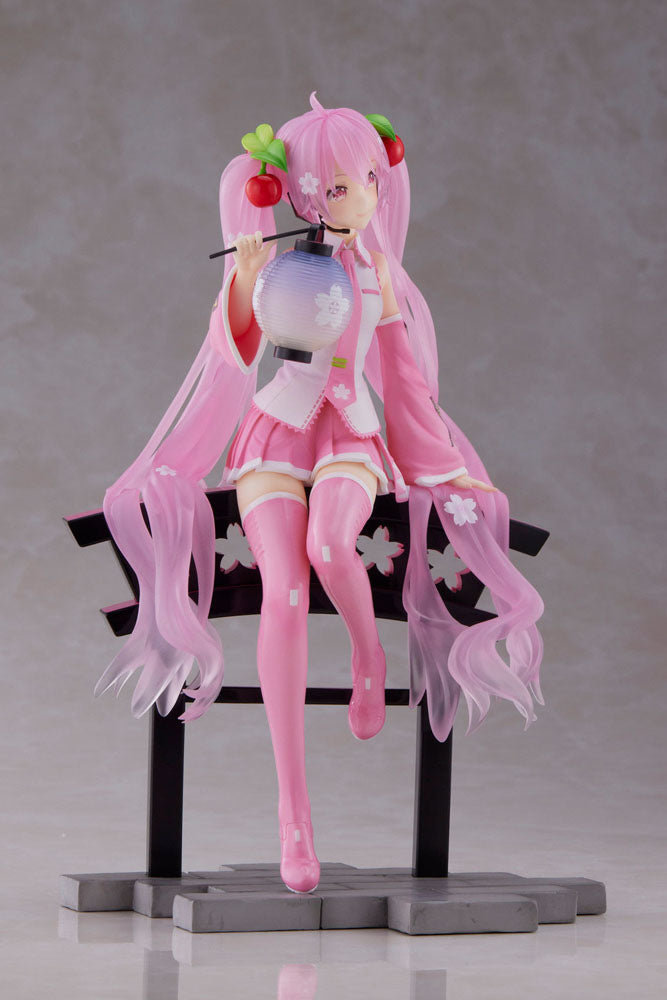 Sakura Miku AMP+ PVC Statue Sakura Lantern Ver. 20 εκ
