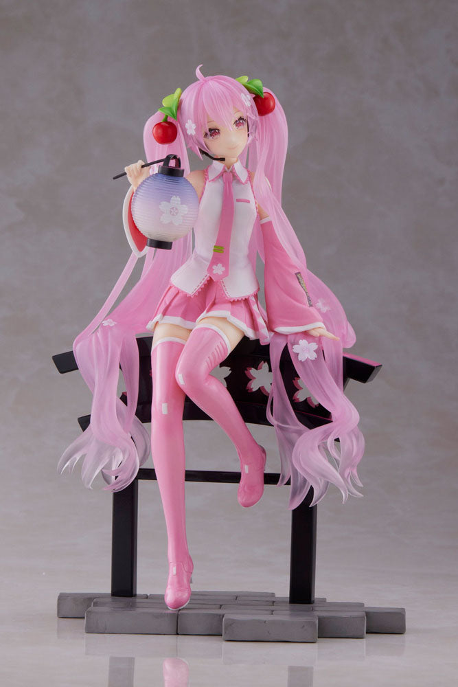 Sakura Miku AMP+ PVC Statue Sakura Lantern Ver. 20 εκ