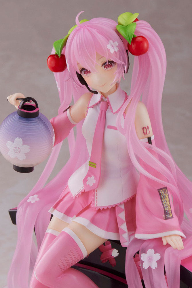 Sakura Miku AMP+ PVC Statue Sakura Lantern Ver. 20 εκ