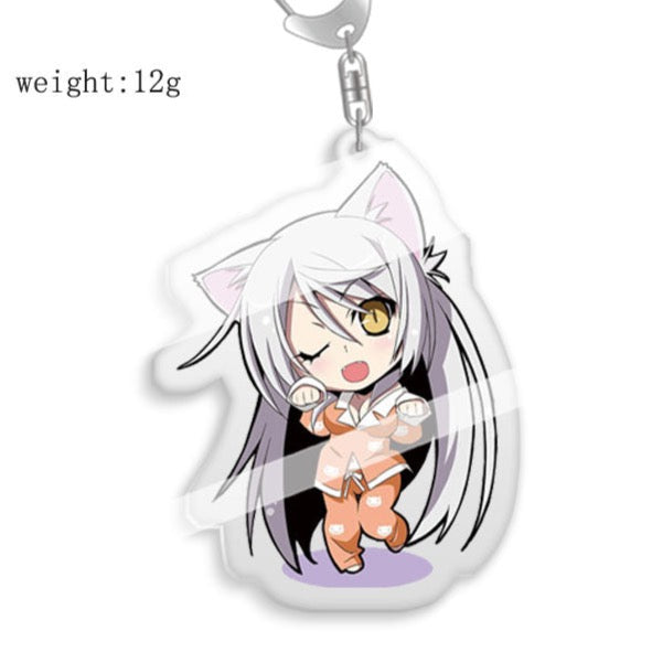 Bakemonogatari Tsubasa Cat Acrylic Keychain