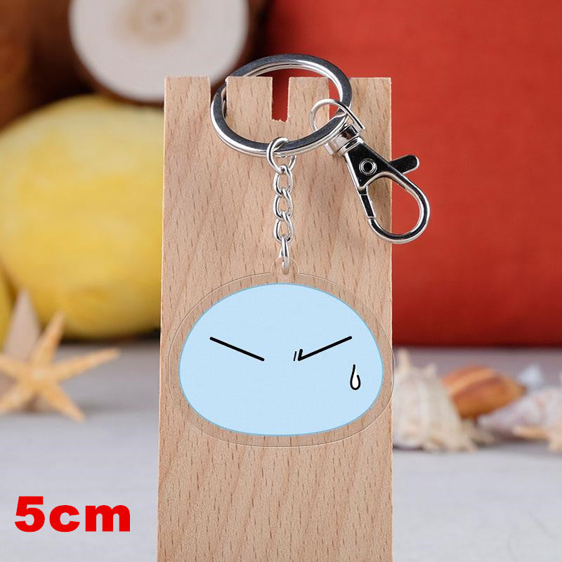 Blue Slime Acrylic Keychain