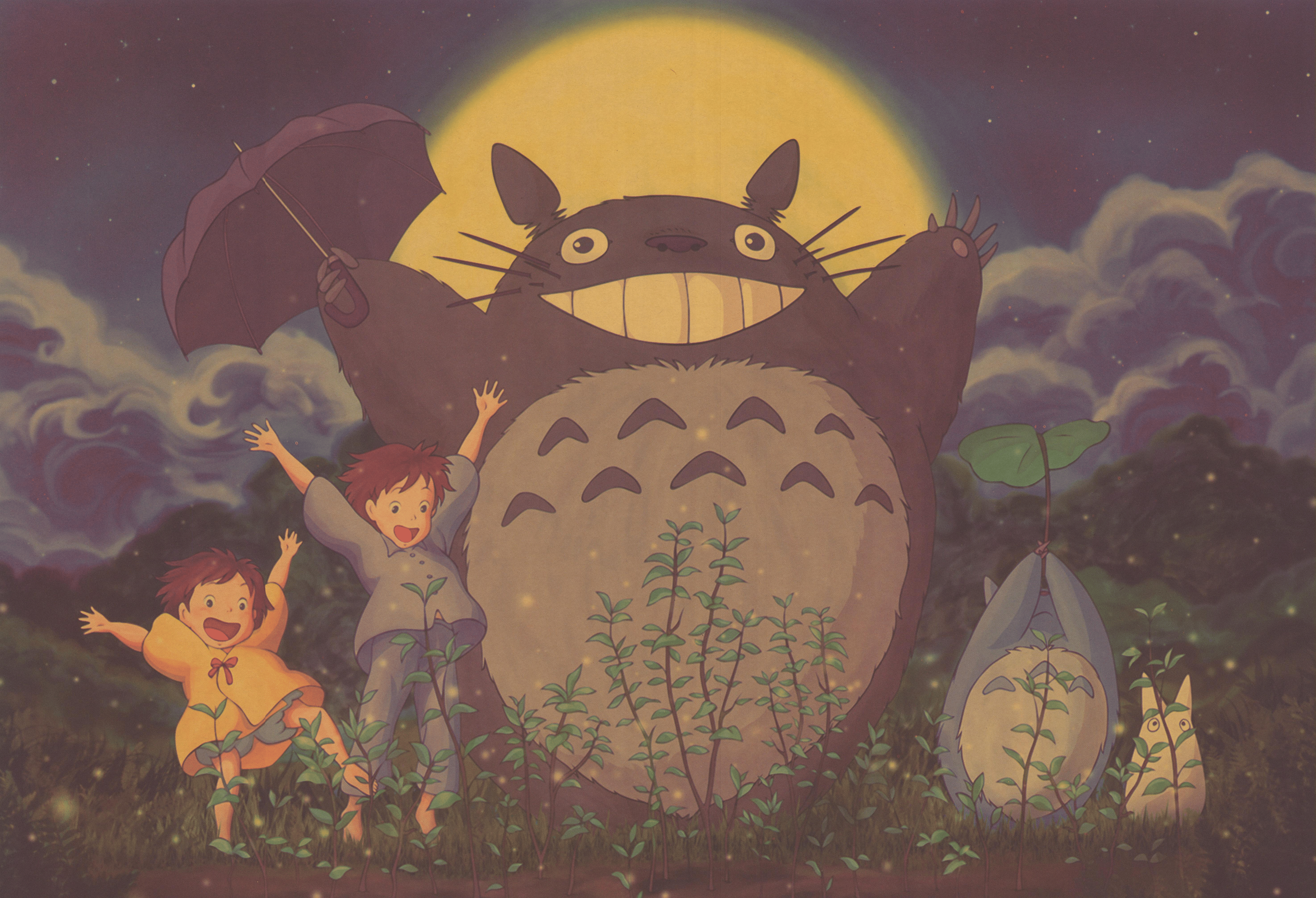 My Neighbor Totoro Poster Πυγολαμπίδες