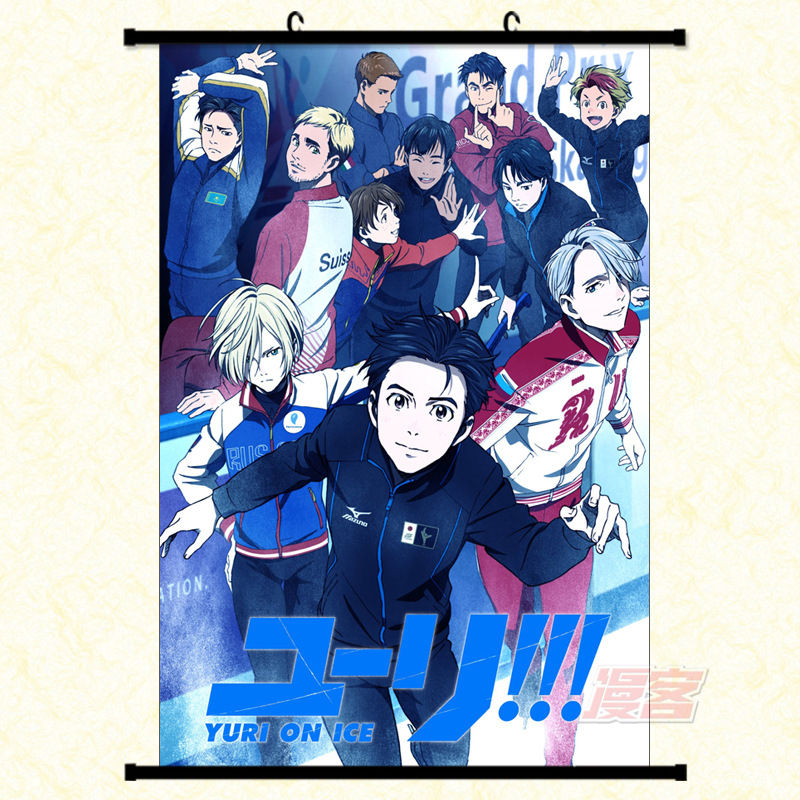 Yuri!!! on Ice - Ice Skating Wall Scroll 40 * 60