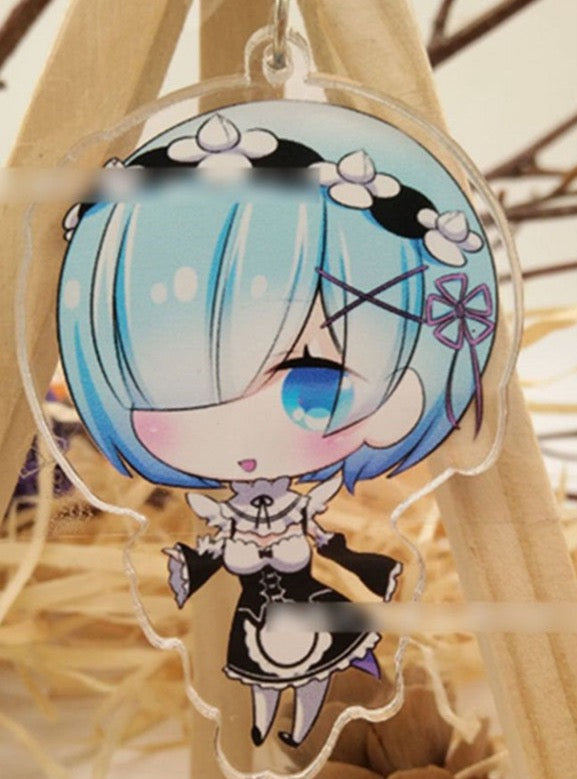 Re:Zero Rem Acrylic Keychain