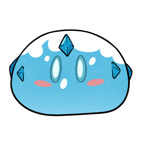 Σετ αυτοκόλλητα Genshin Impact: Slime series